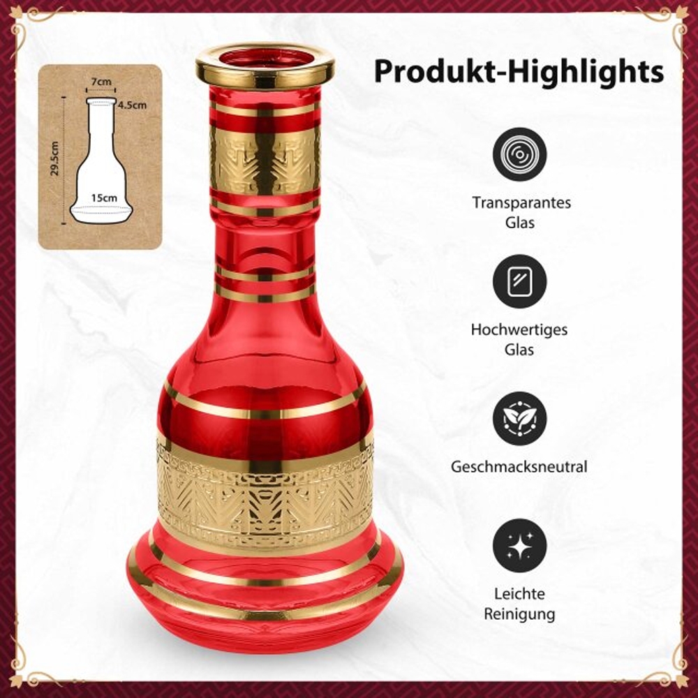 Luna Hookah Tradi - Rot