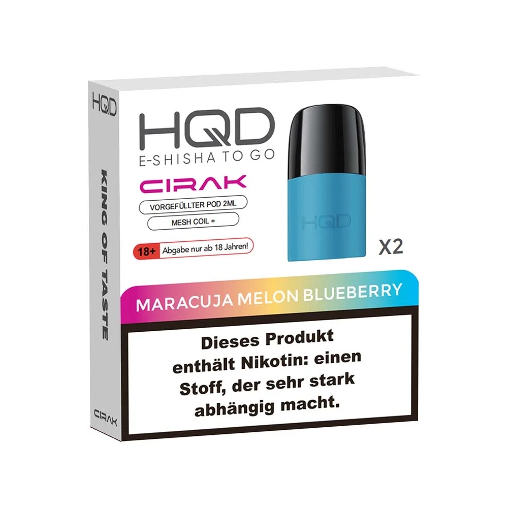 HQD Cirak - Maracuja Melon Blueberry - Pod (2er Pack)