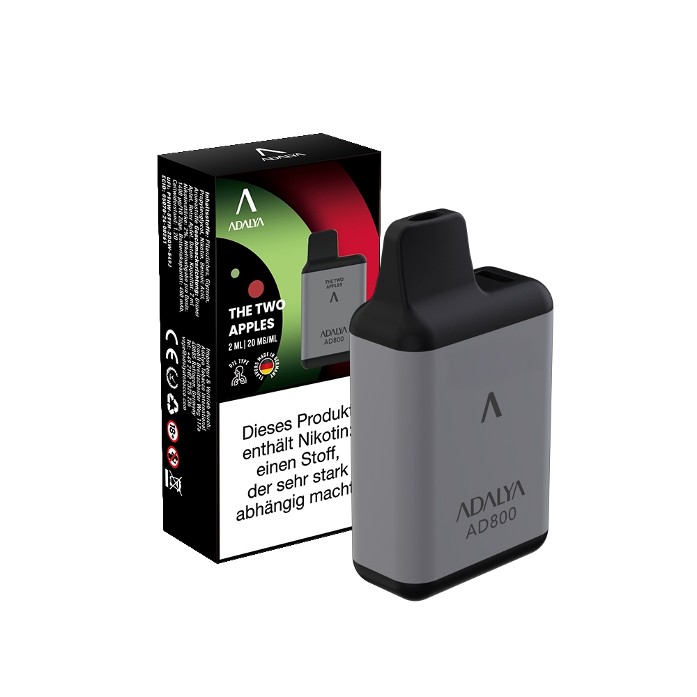 Adalya AD800 Vape - The Two Apples 20mg