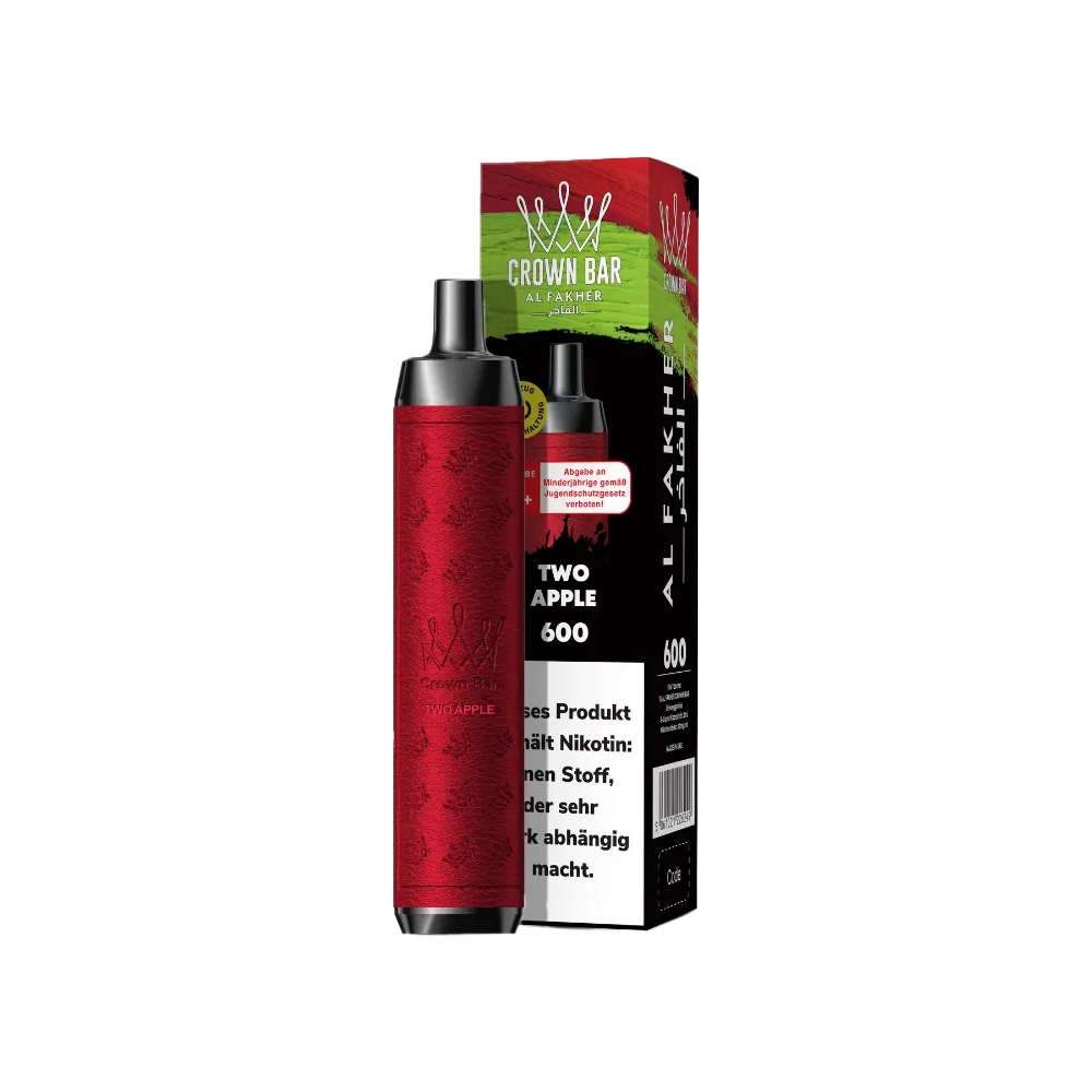 Al Fakher Crown Bar 600 - Two Apple