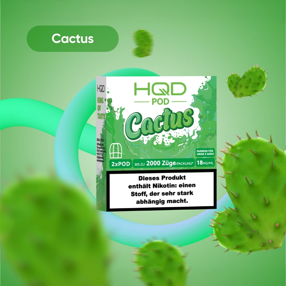 HQD Cirak 2 - Cactus - Pod (2er Pack)
