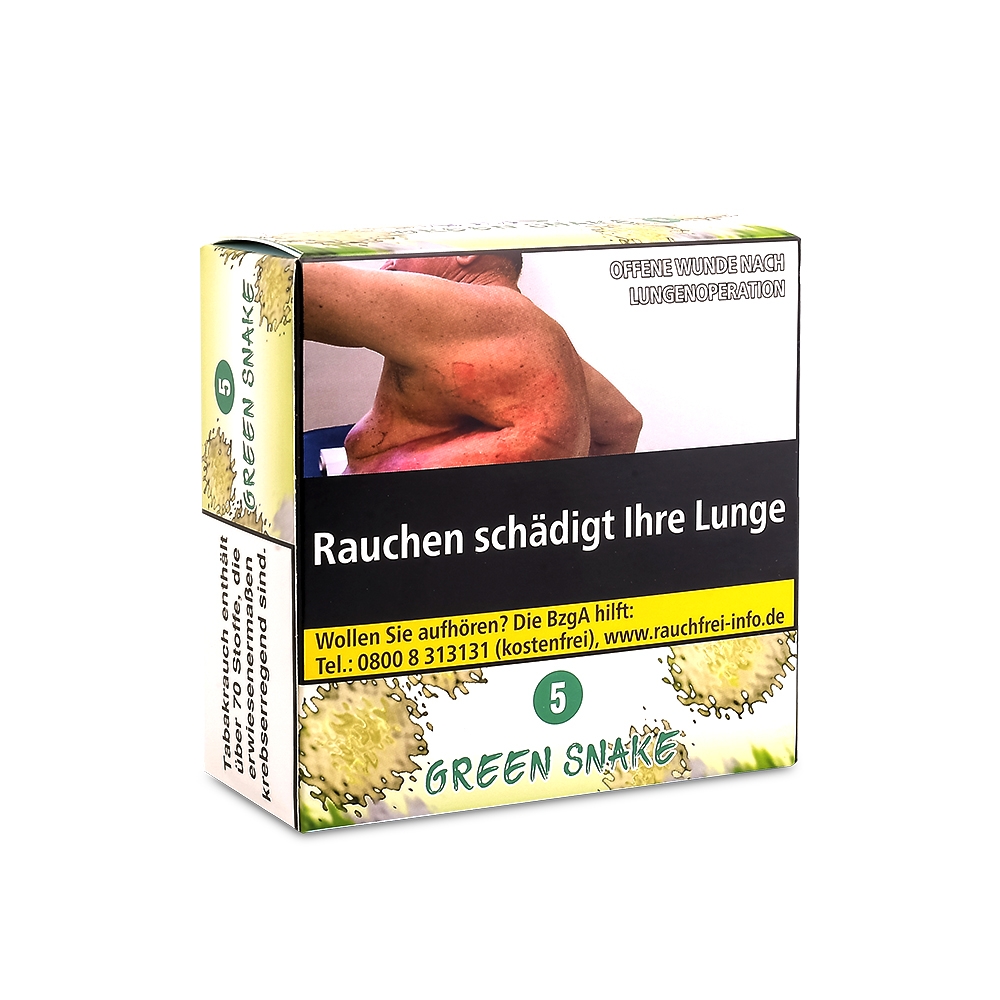 Aqua Mentha Premium Tobacco 200g - Green Snake (5)