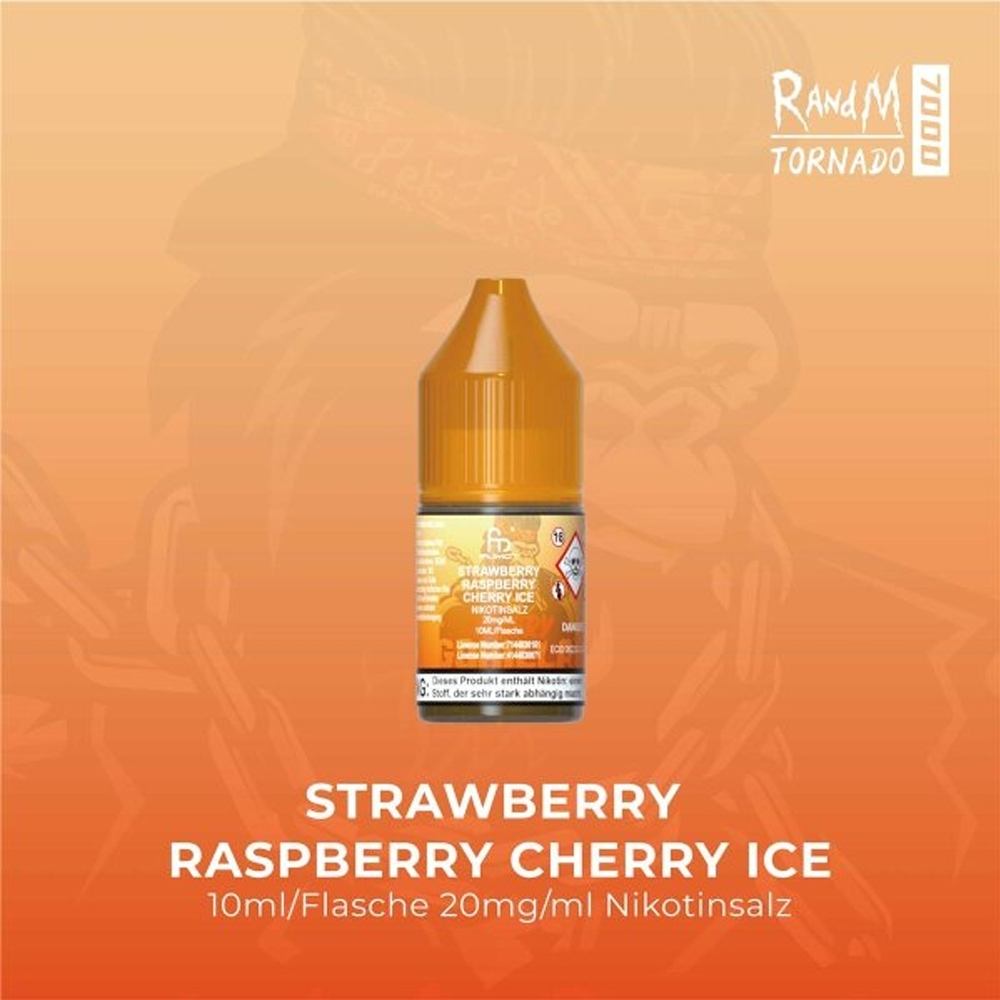 RandM Tornado Liquid 20mg - Strawberry Raspberry Cherry Ice 