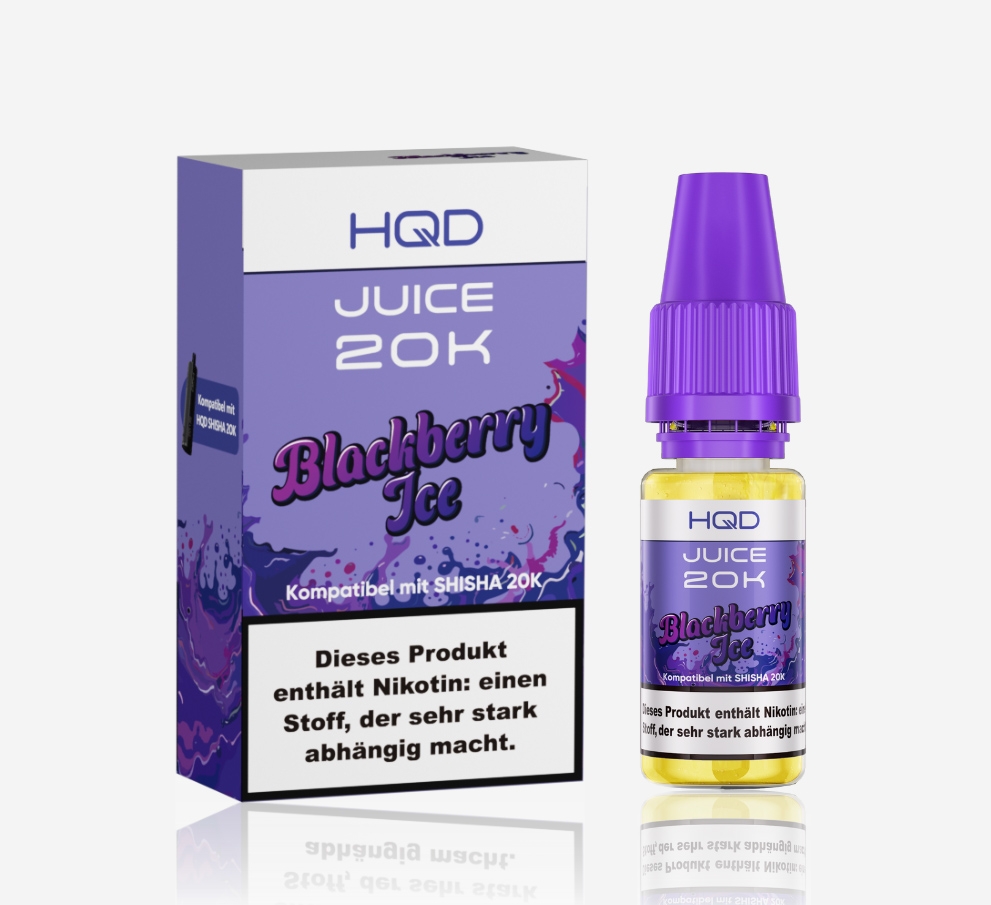 HQD Juice 20K Liquid - Blackberry Ice 3mg
