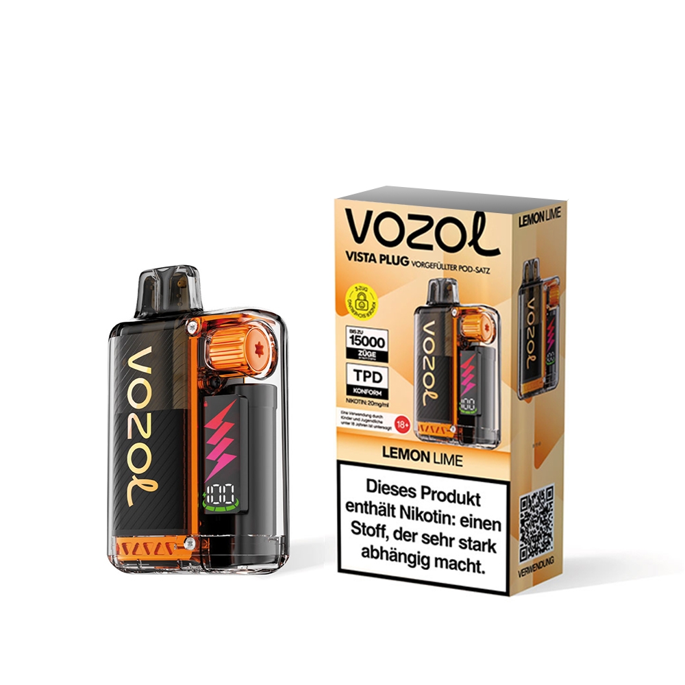 Vozol Vista Plug Starterkit 15000 - Lemon Lime