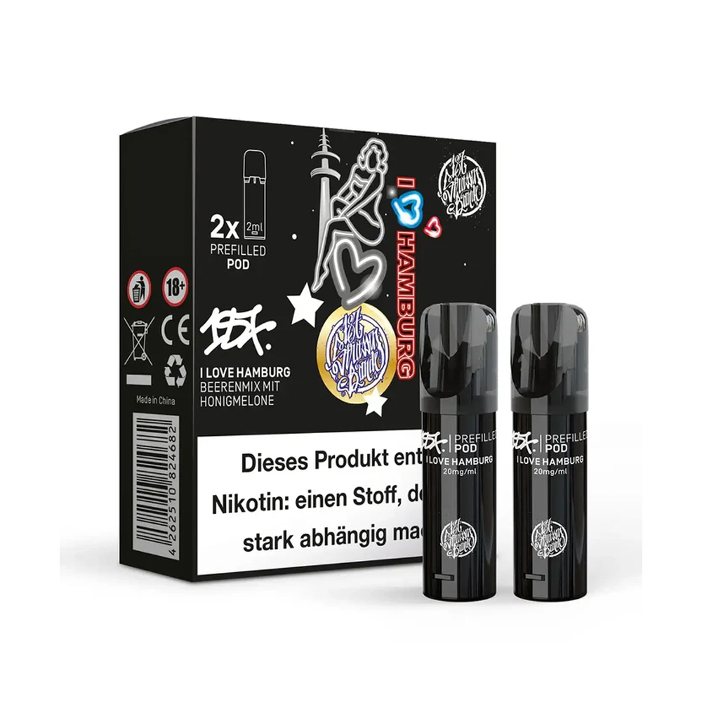 187 Pod (2stk) - I Love Hamburg 20mg