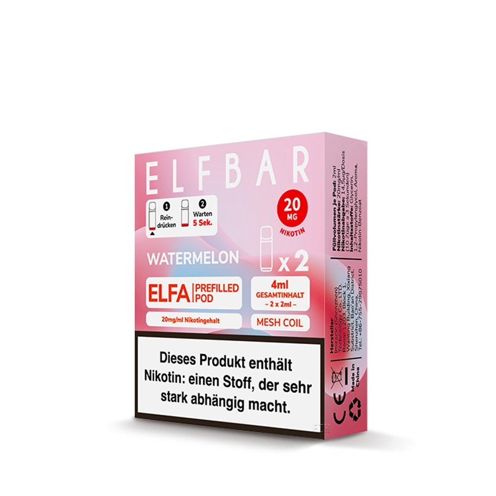 Elfbar ELFA POD (2stk) - Watermelon 20mg