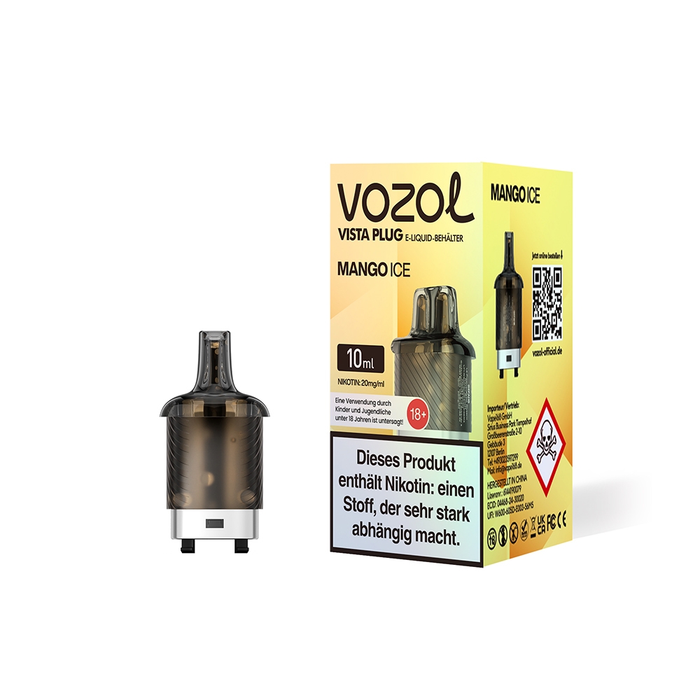 Vozol Vista Plug Pod 10ml - Mango Ice
