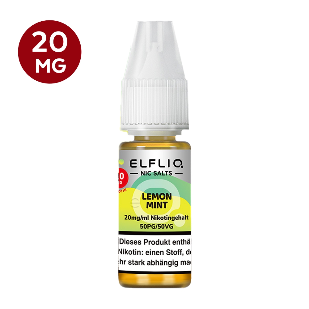 Elfbar Elfliq - Lemon Mint 20mg - Nikotinsalz Liquid