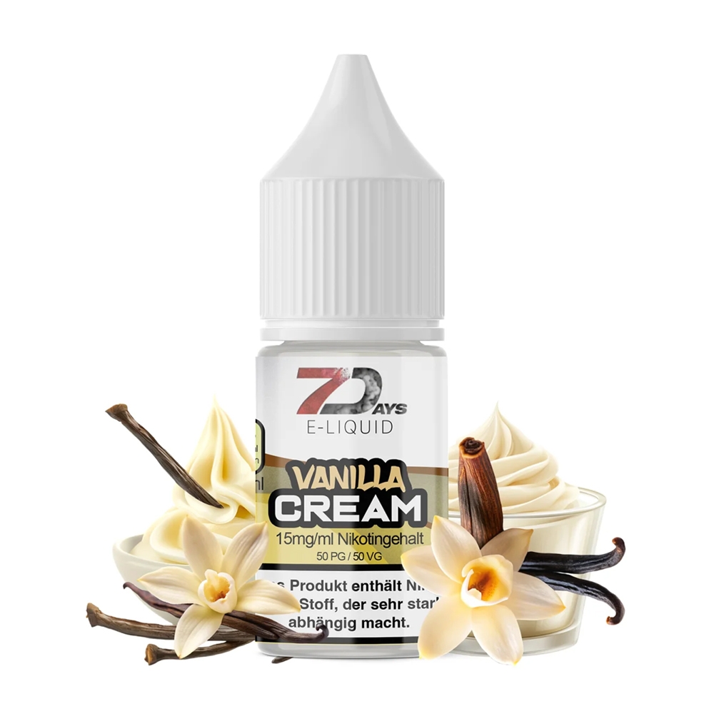 7 Days Tabak Liquid 15mg - Vanilla Cream