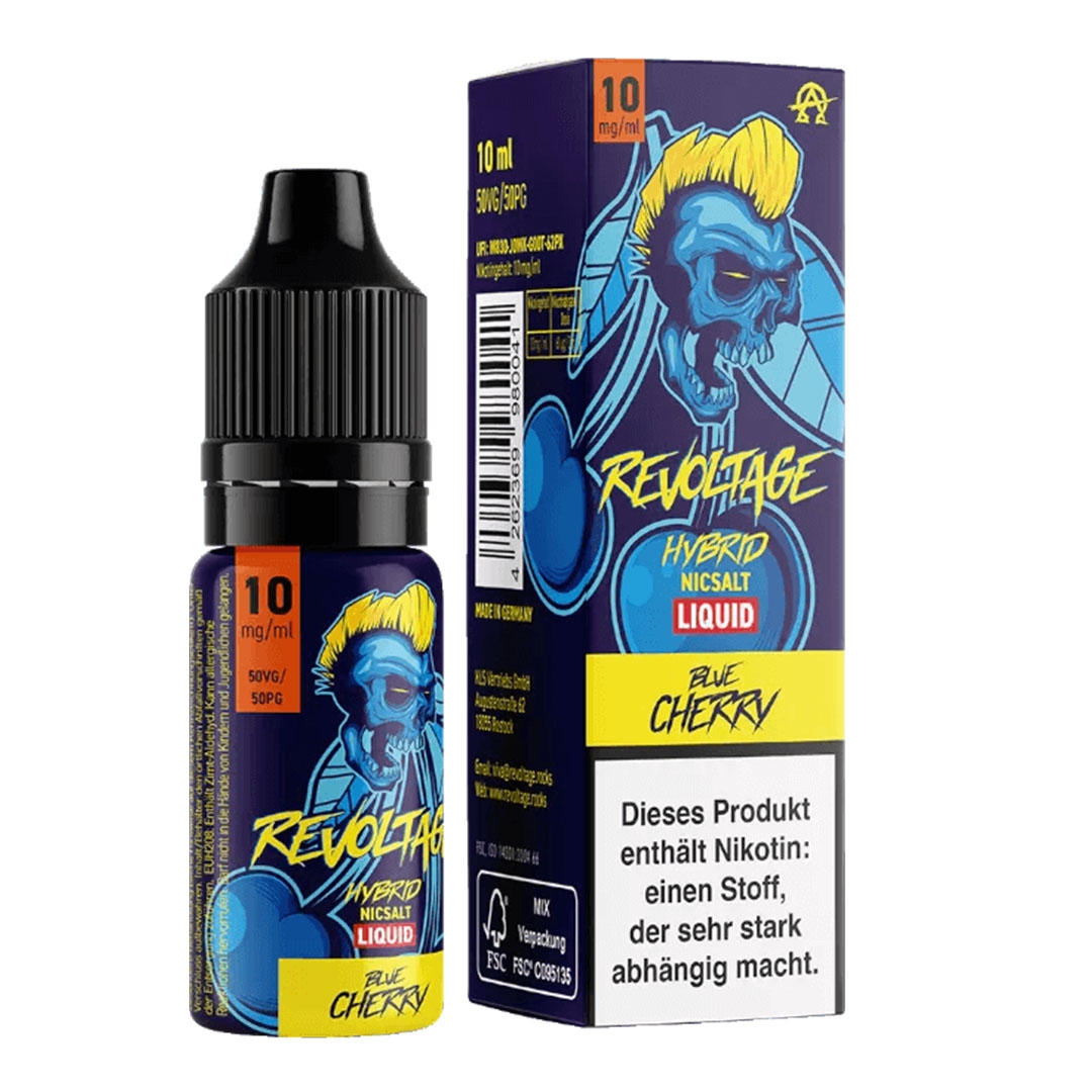 Revoltage Nikotinsalz Liquid 10mg - Blue Cherry