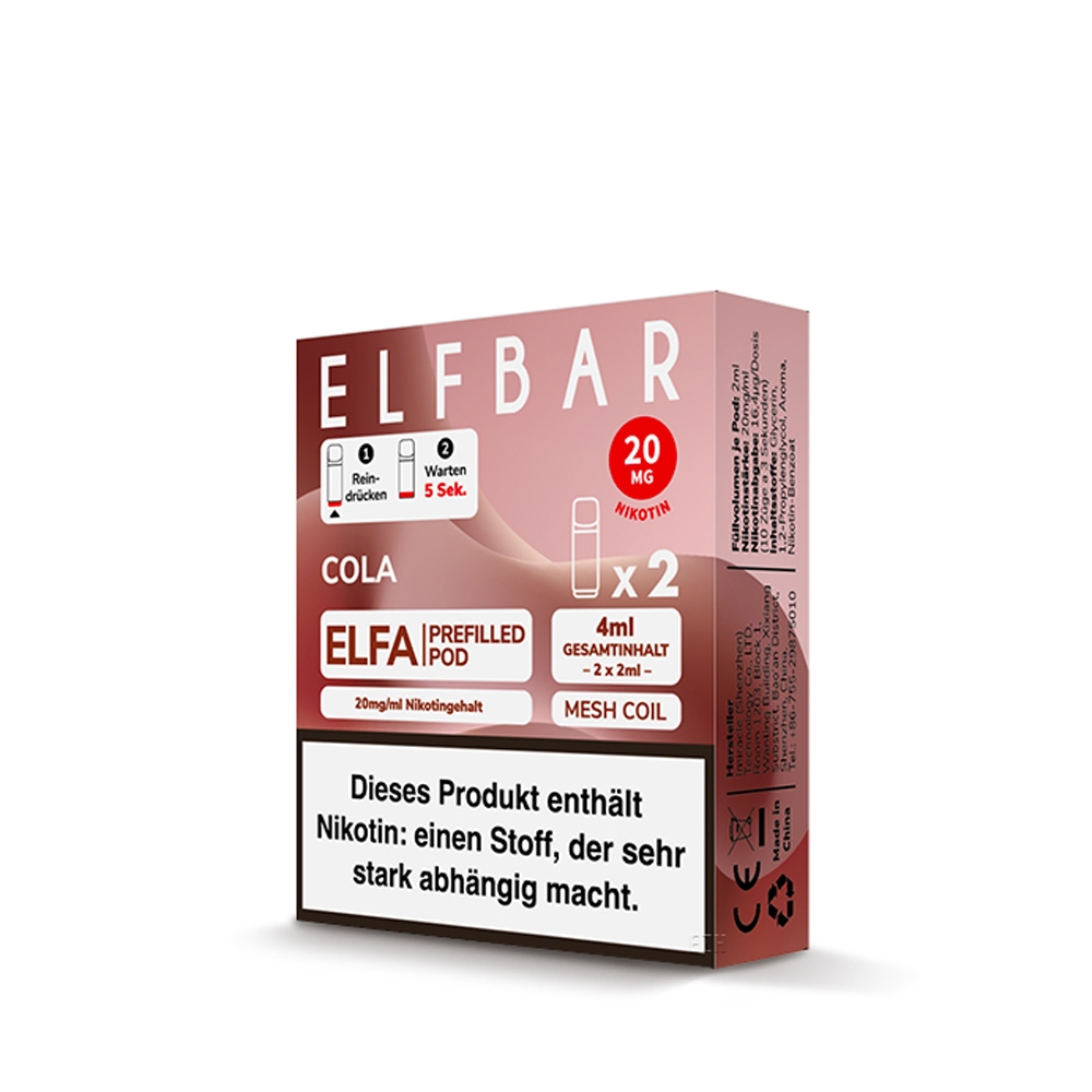 Elfbar ELFA POD (2stk) - Cola 20mg