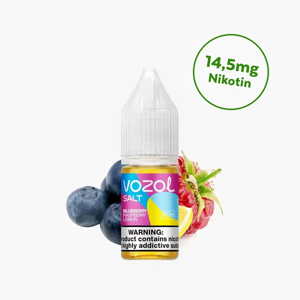 Vozol Liquid Nic Salt 14,5mg - Blueberry Raspberry Lemon