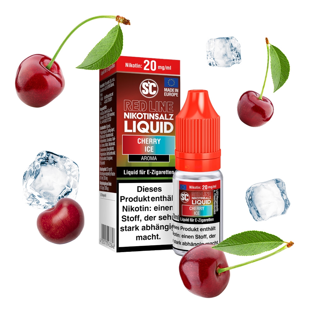 SC Red Line Nikotinsalz Liquid 20mg - Cherry Ice