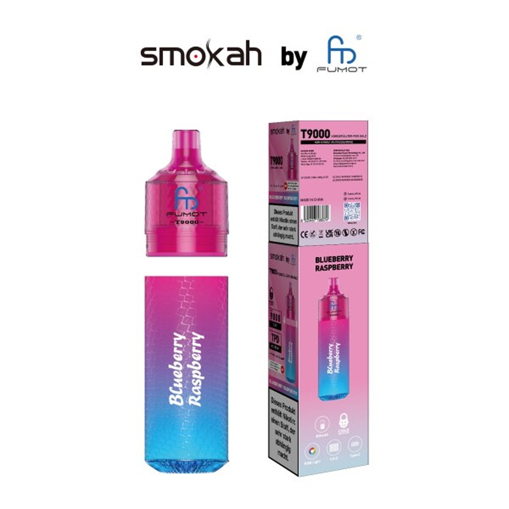 Smokah Fumot T9000 - Blueberry Raspberry