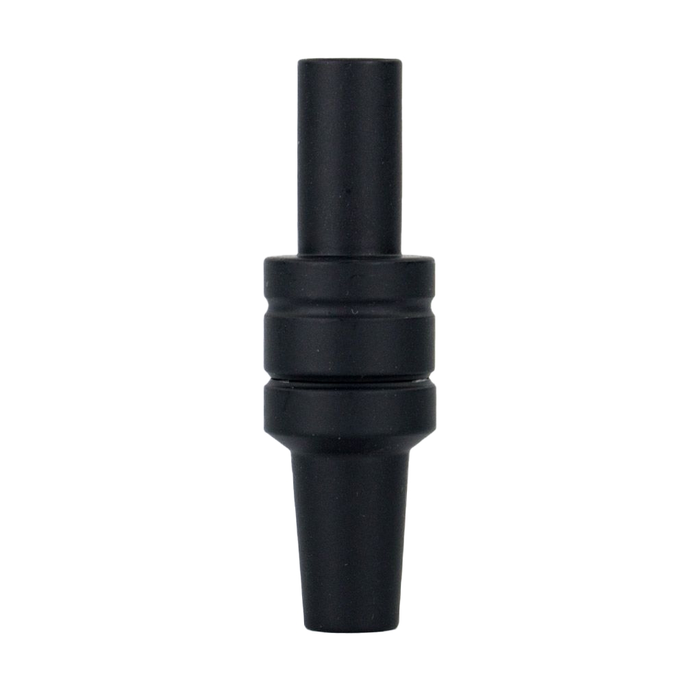 Amy Aluminium Schlauchadapter - Matt Schwarz
