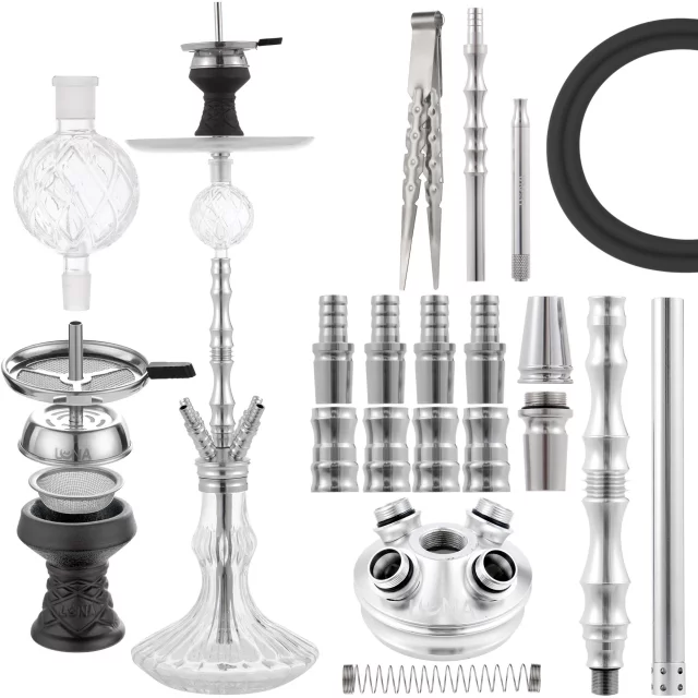 Luna Hookah Bigima - Silber