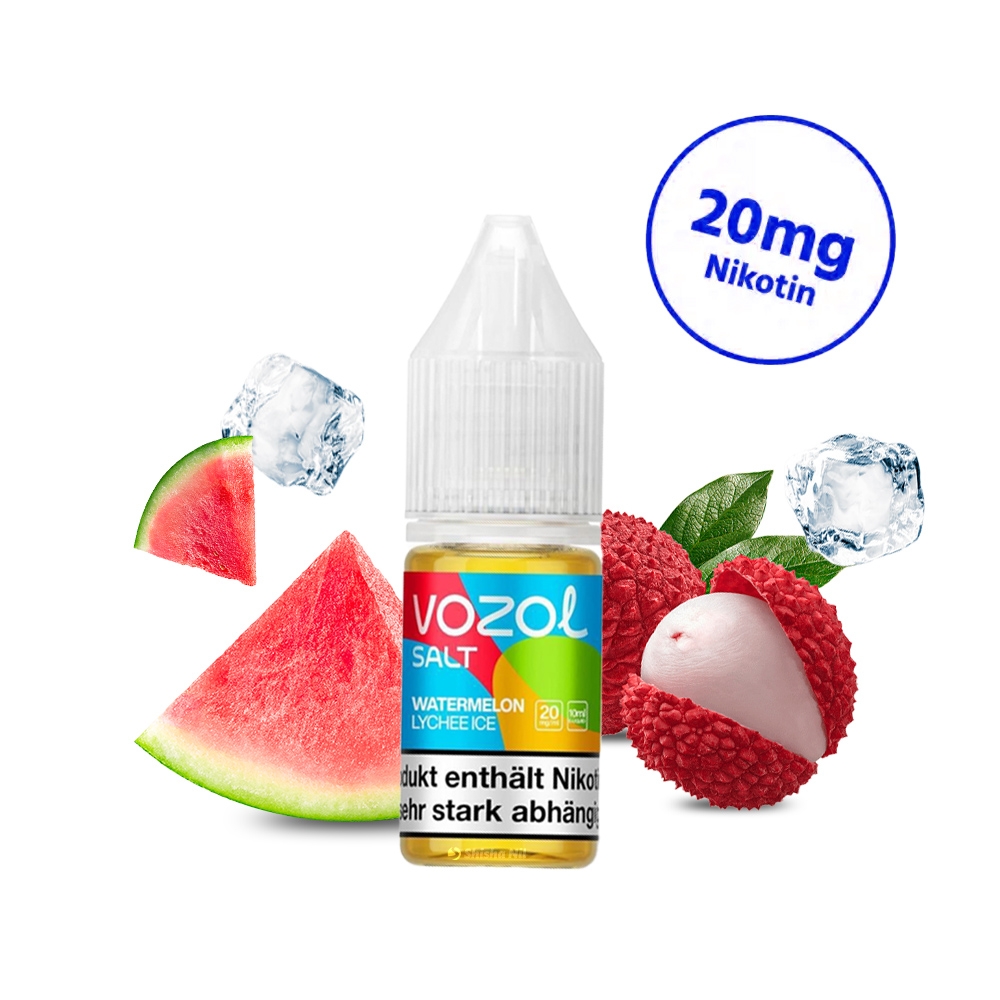 Vozol Liquid Nic Salt 20mg - Watermelon Lychee Ice