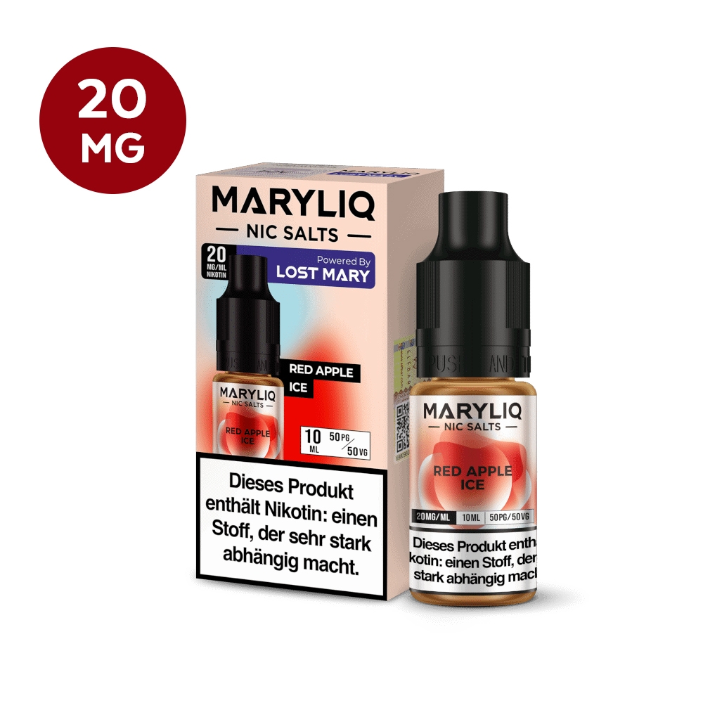 MARYLIQ Nikotinsalz Liquid 20mg - Red Apple Ice