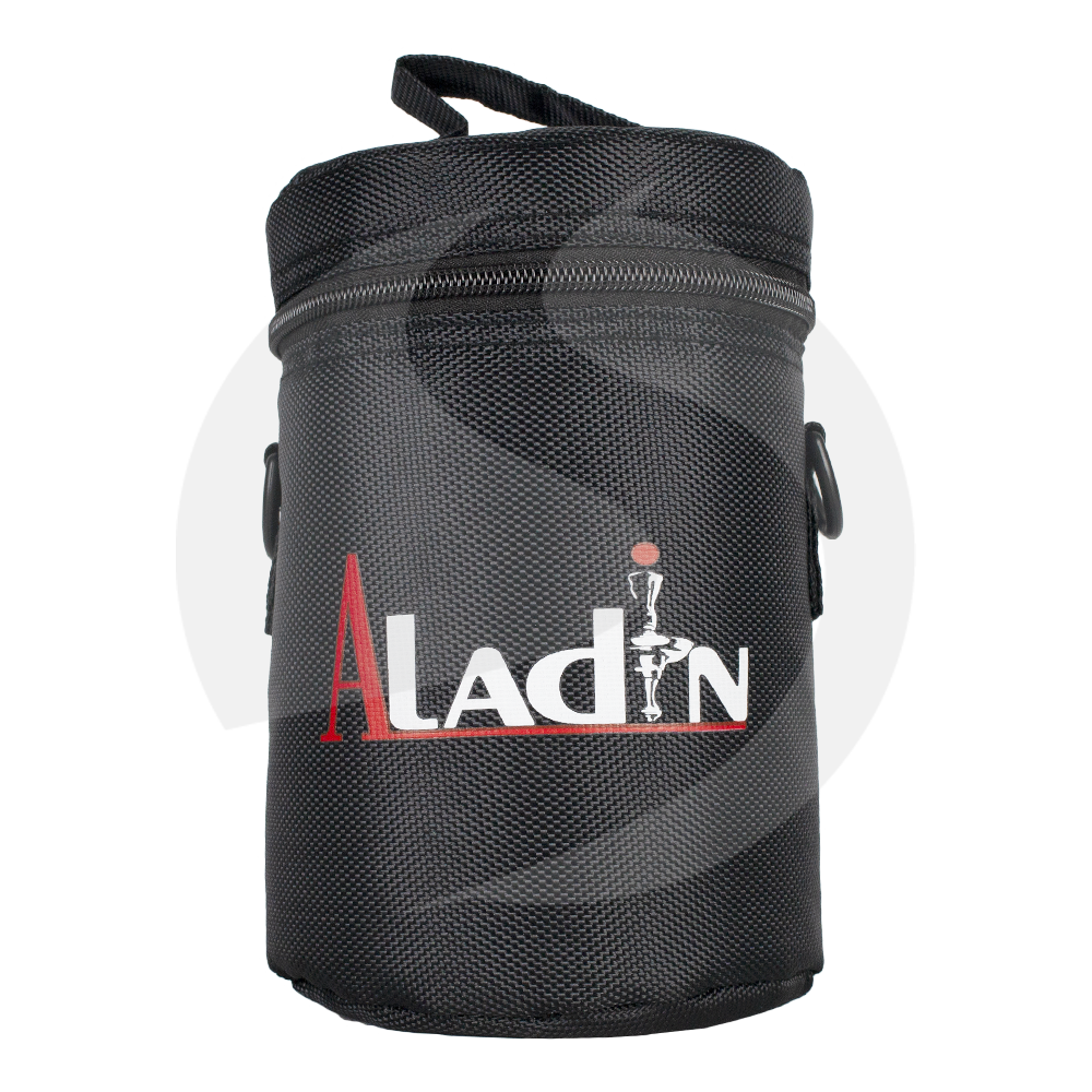 Aladin2Go Portable Hookah Edelstahl mit Tasche - Clear