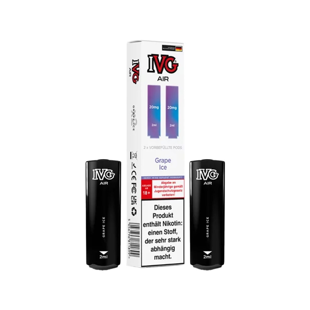 IVG AIR 2 in 1 POD (2er Pack) - Grape Ice 20mg