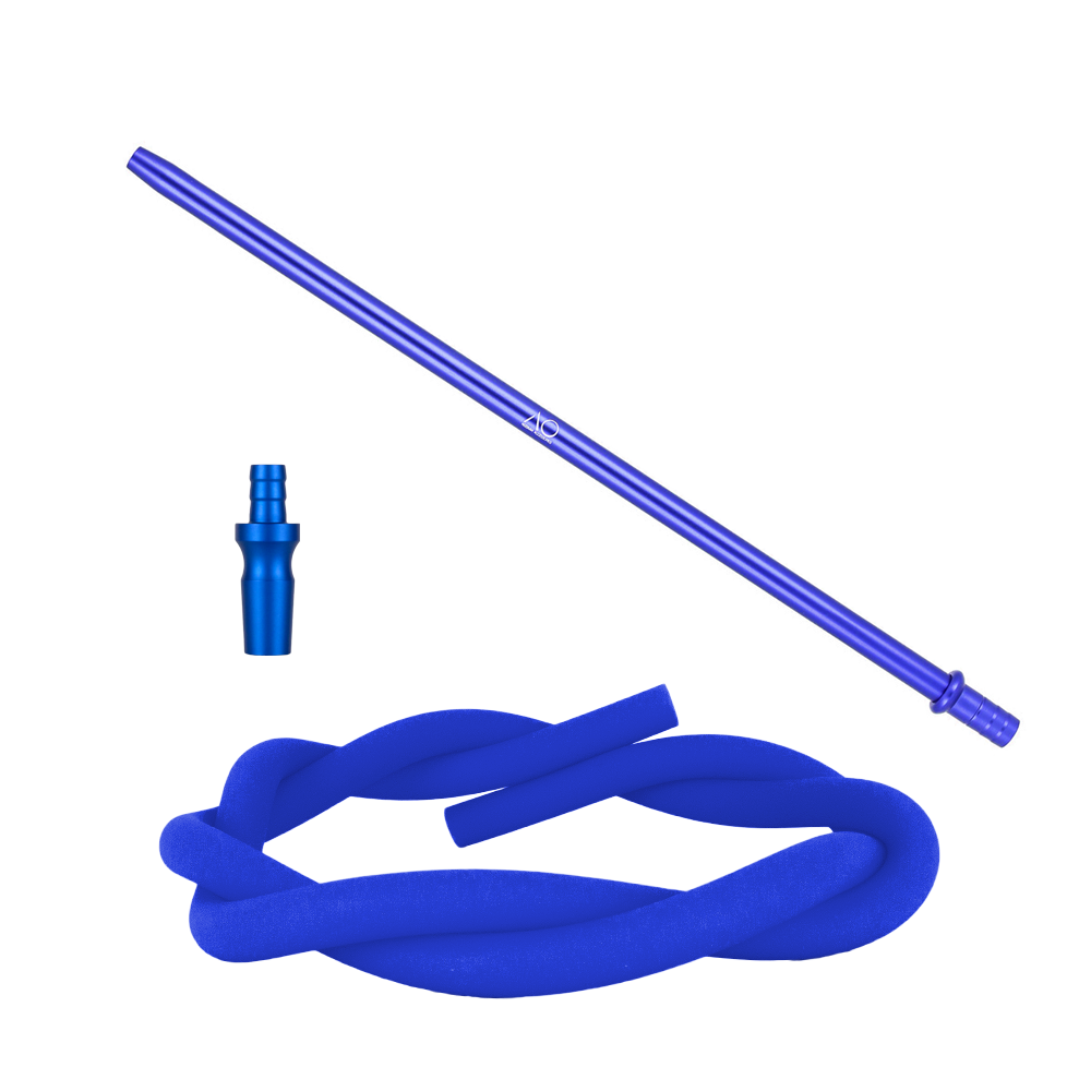 AO Hookah Alu Slim Liner Schlauchset - Blau 18/8