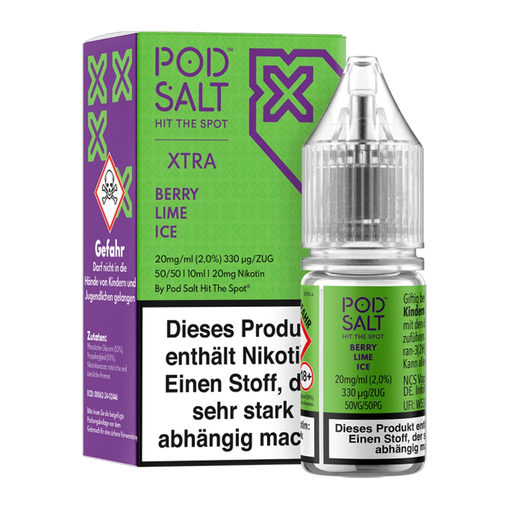POD SALT XTRA Liquid 20mg - Berry Lime Ice