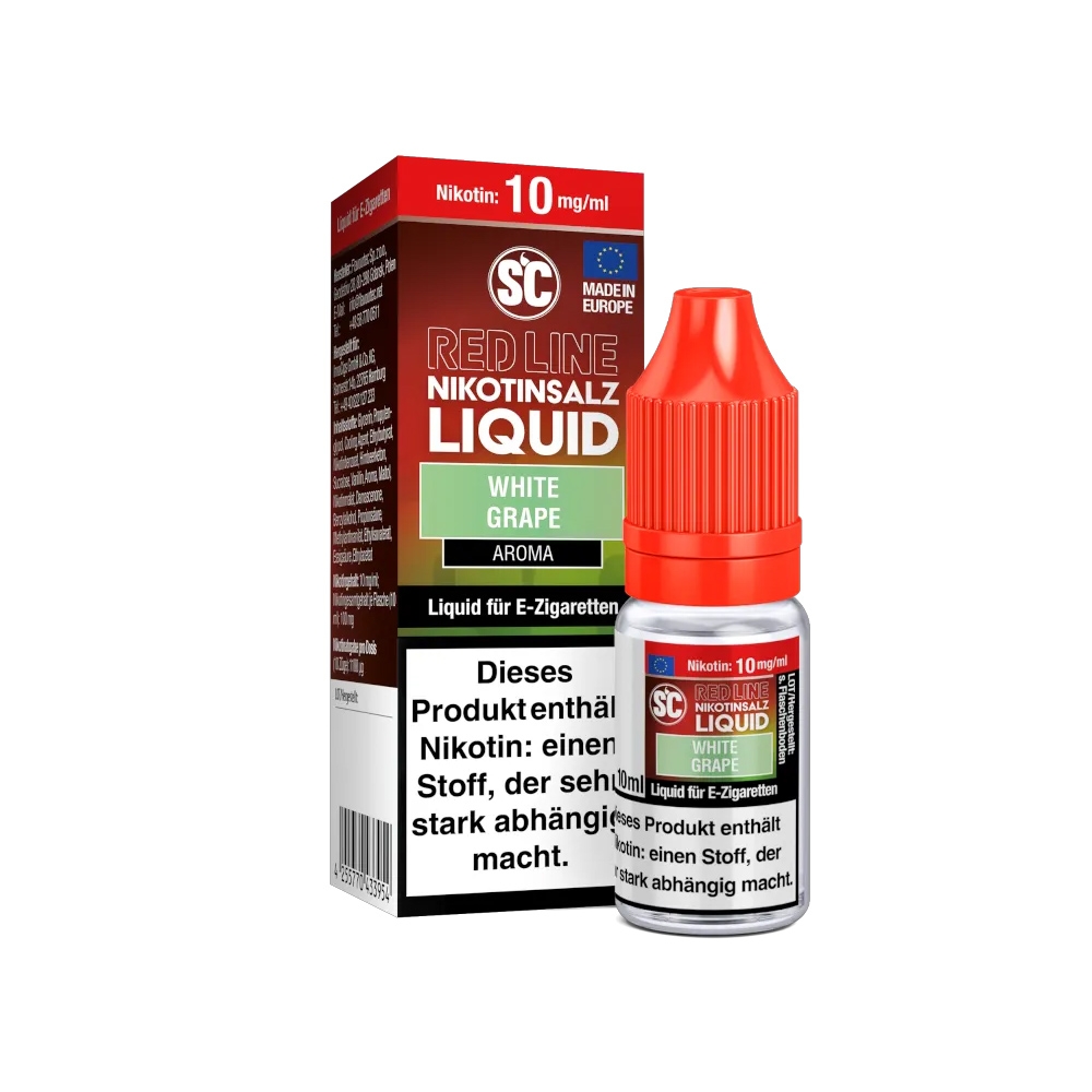 SC Red Line Nikotinsalz Liquid 10mg - White Grape