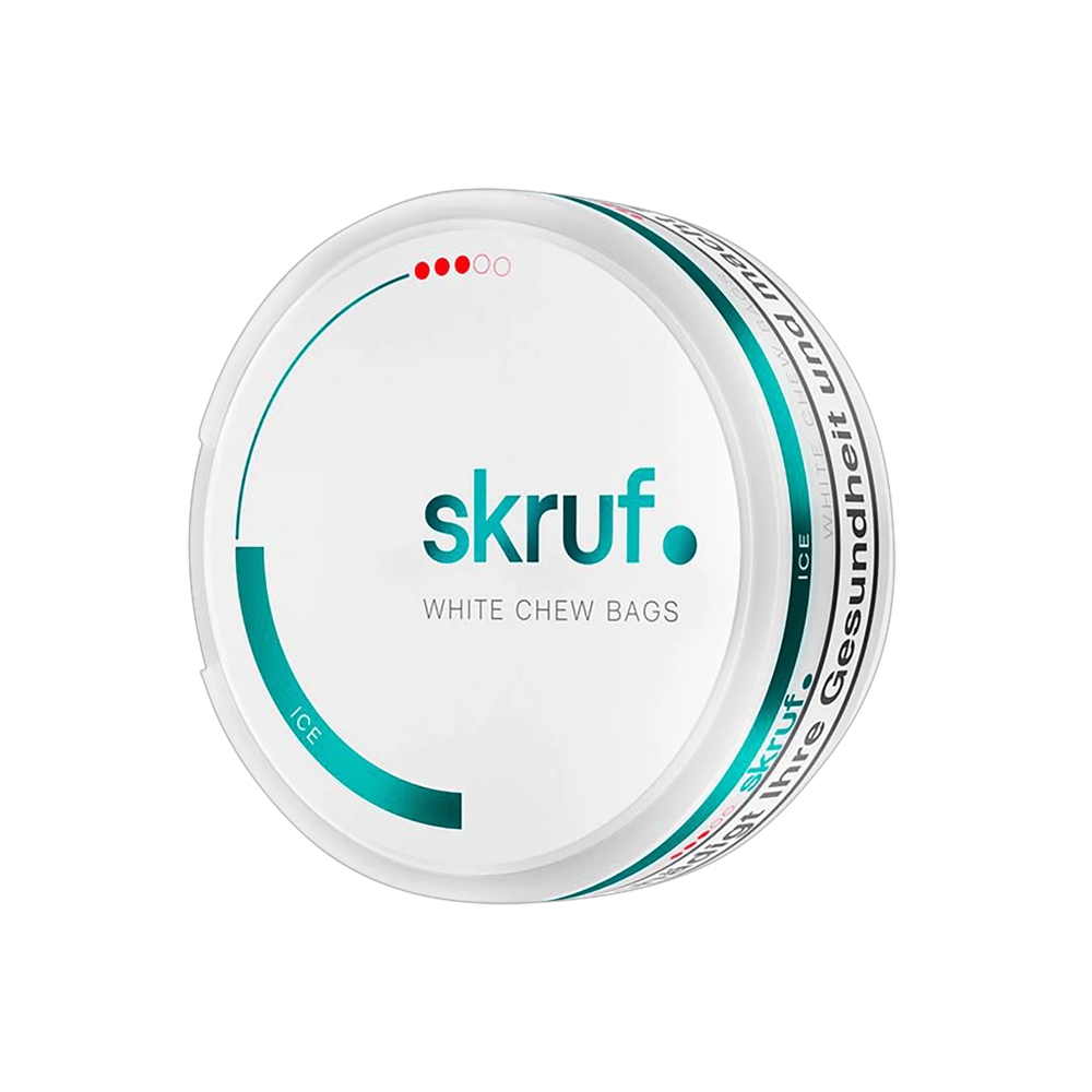 Skruf #3 – 12mg/g – Ice White Chew Bags