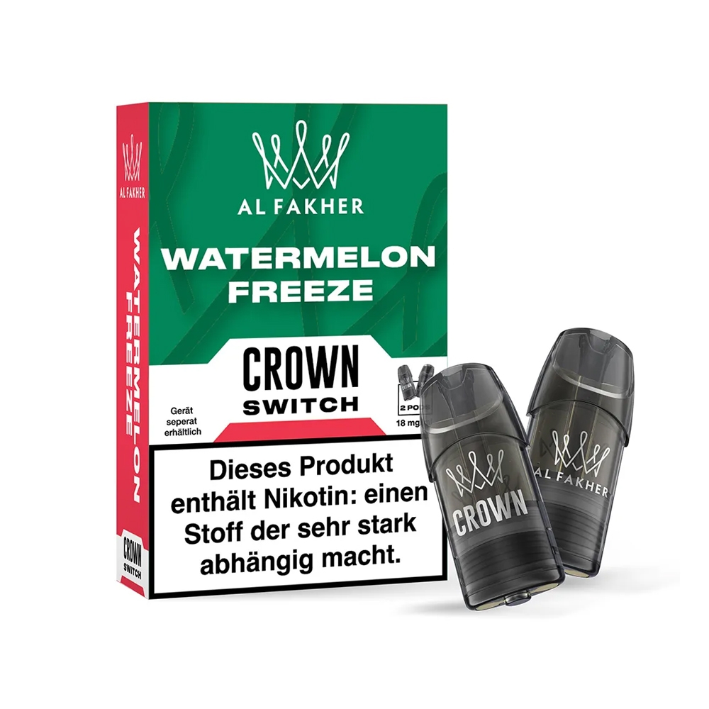 Al Fakher Crown Switch Pod (2er Pack) - Watermelon Freeze