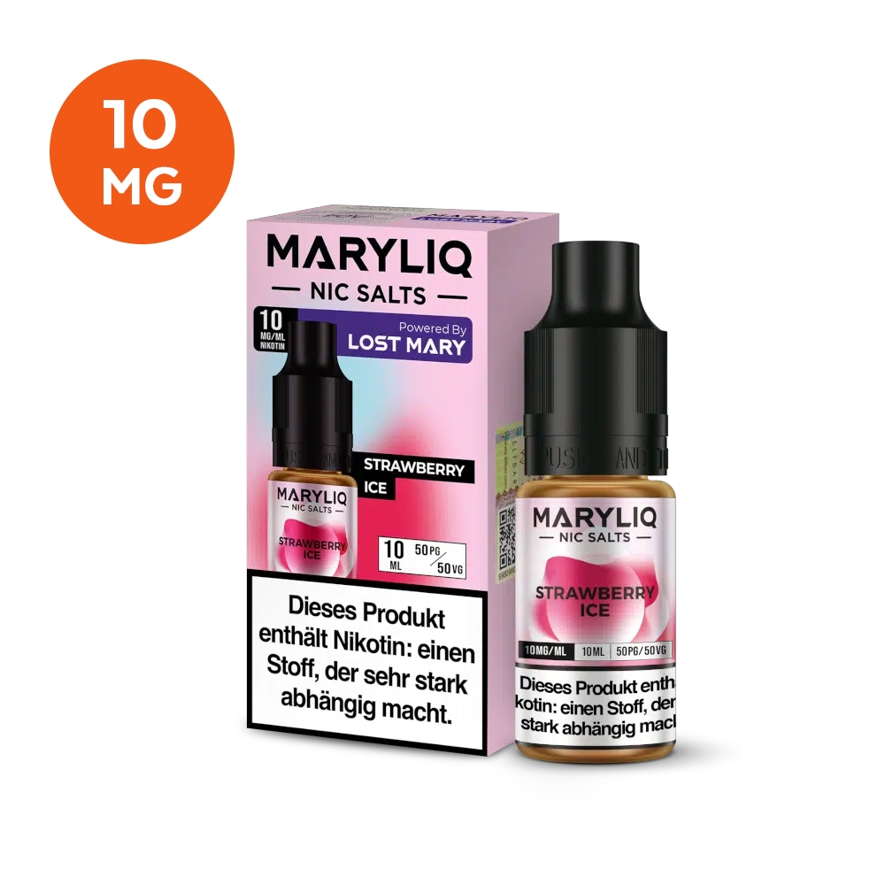 MARYLIQ Nikotinsalz Liquid 10mg - Strawberry Ice