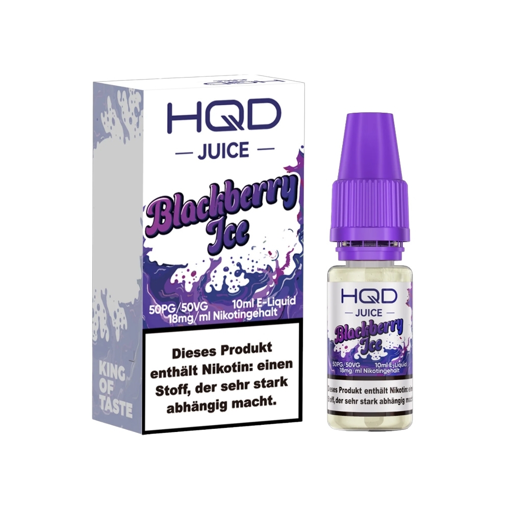 HQD Juice 18mg Liquid - Blackberry Ice 