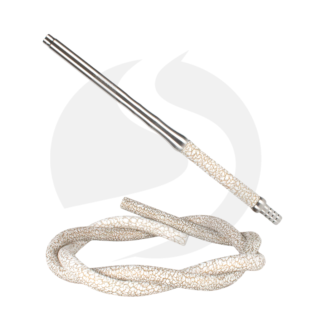 Smokah Lusso Edelstahl Mundstück+Schlauch SET - M42