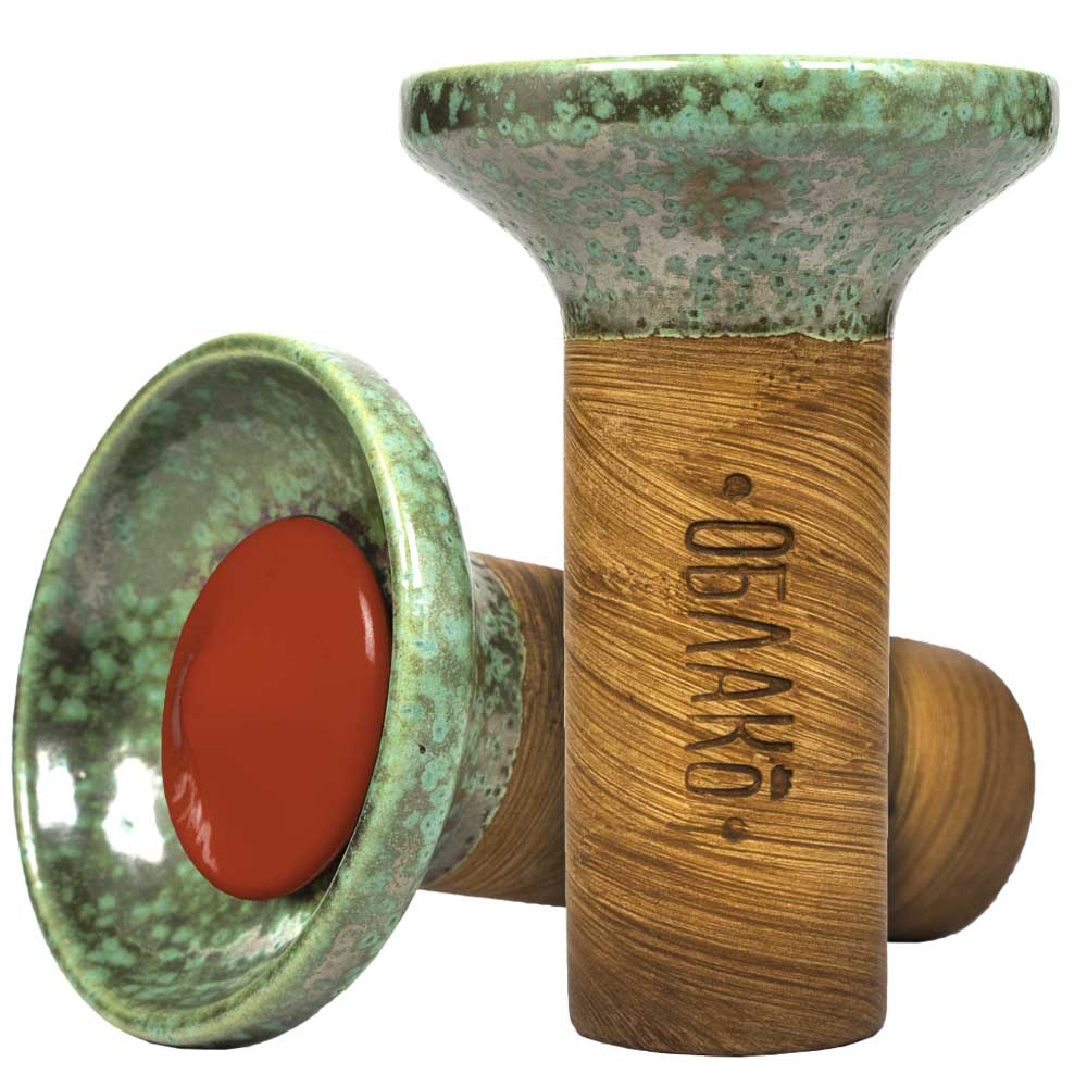 Oblako Flow Phunnel Glazed - Red on Metallic Green