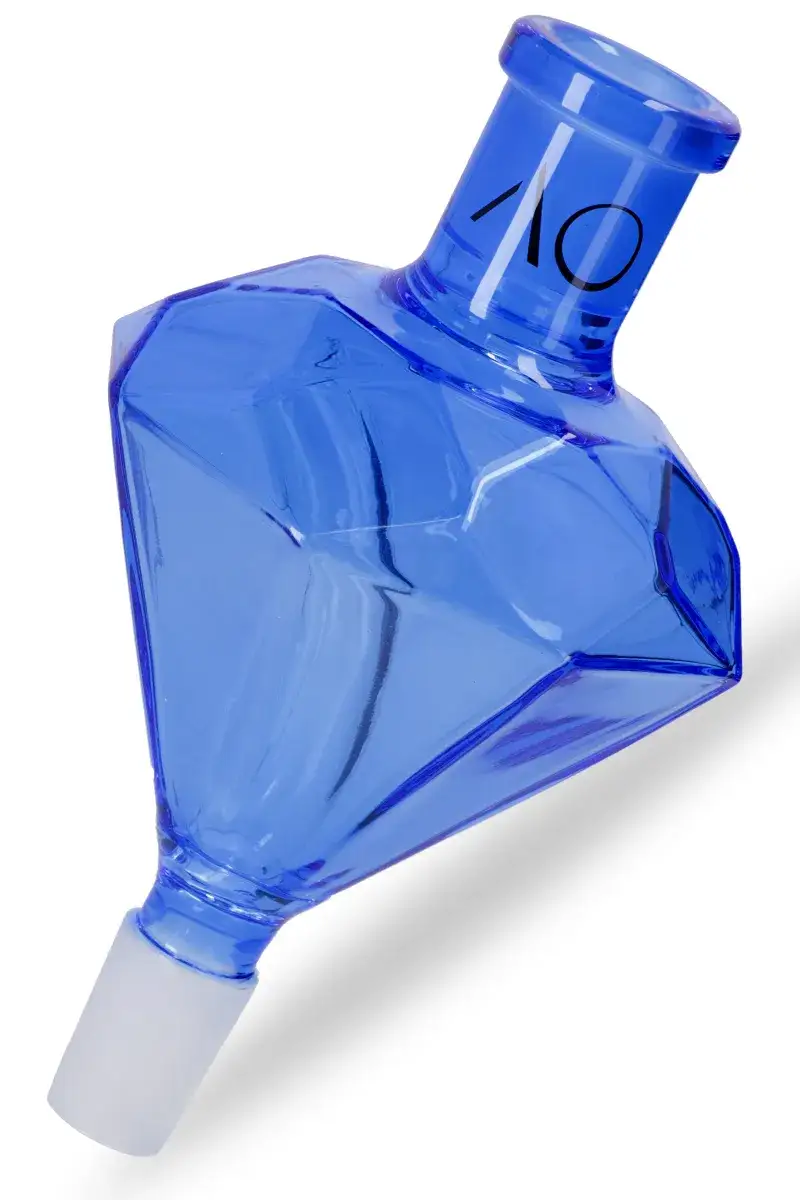 AO Glas Molassefänger 18/8 Diamond - Blau
