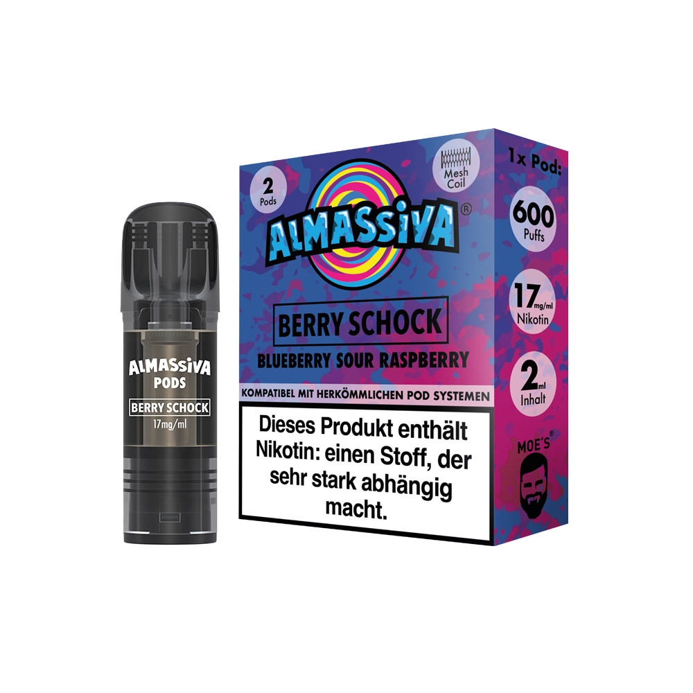 Almassiva POD 17mg (2stk) - Berry Shock