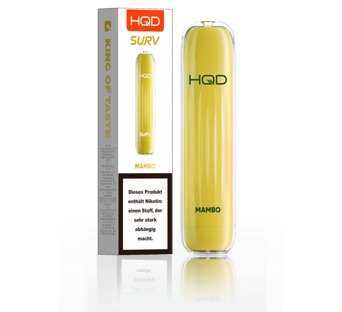 HQD E-Shisha Surv 600 - Tropical Fruits(Mambo)