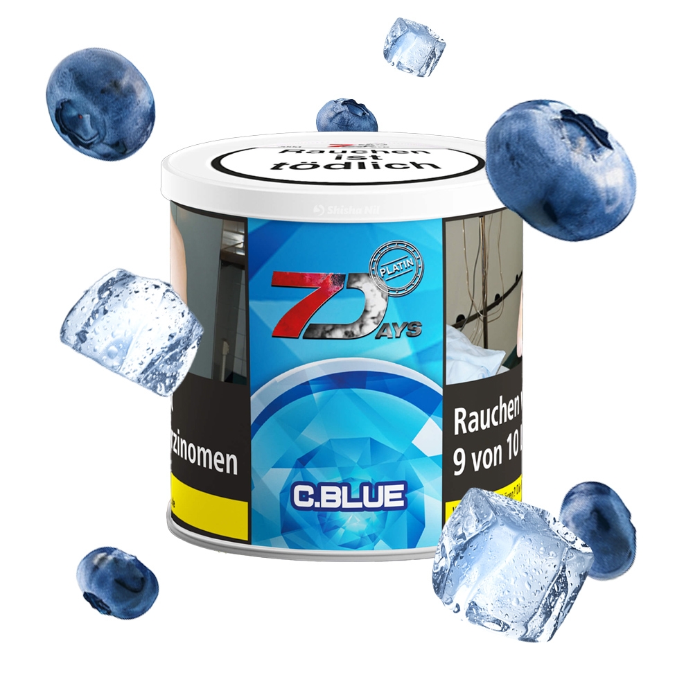 7 Days Tabak Platin 200g - C.Blue