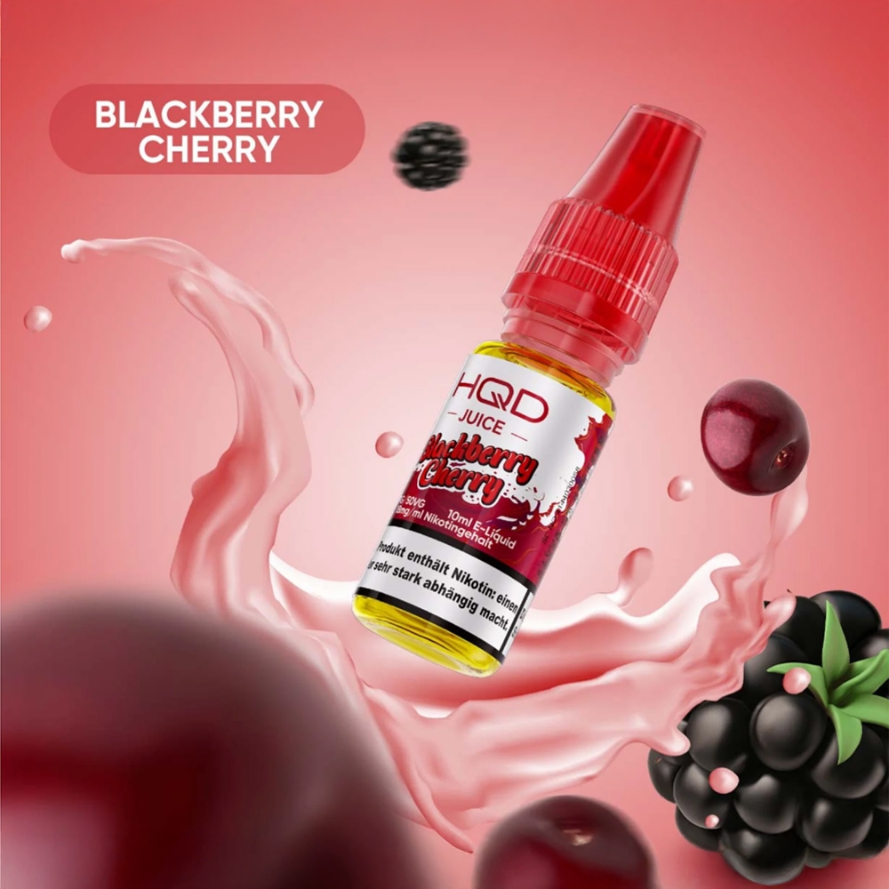 HQD Juice 18mg Liquid - Blackberry Cherry