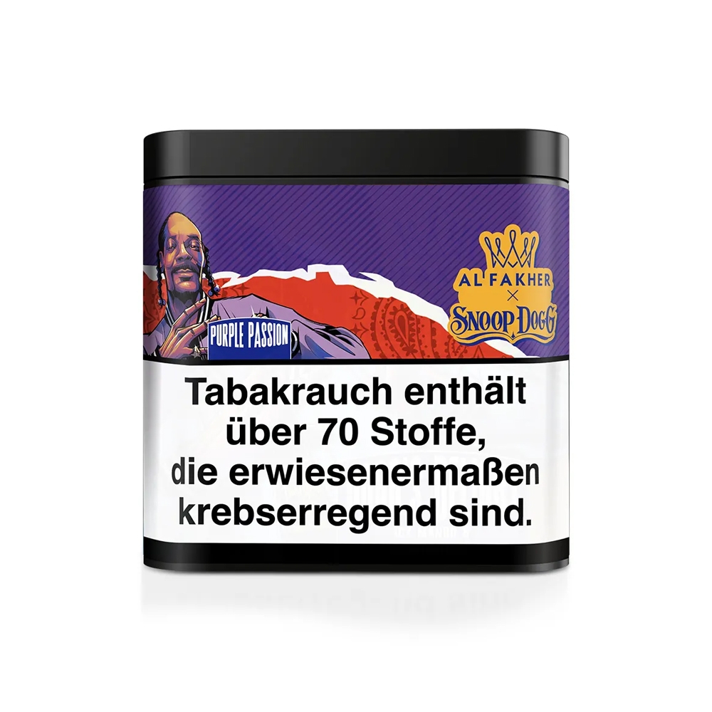 Al Fakher X Snoop Dogg Tabak 180g - Purple Passion