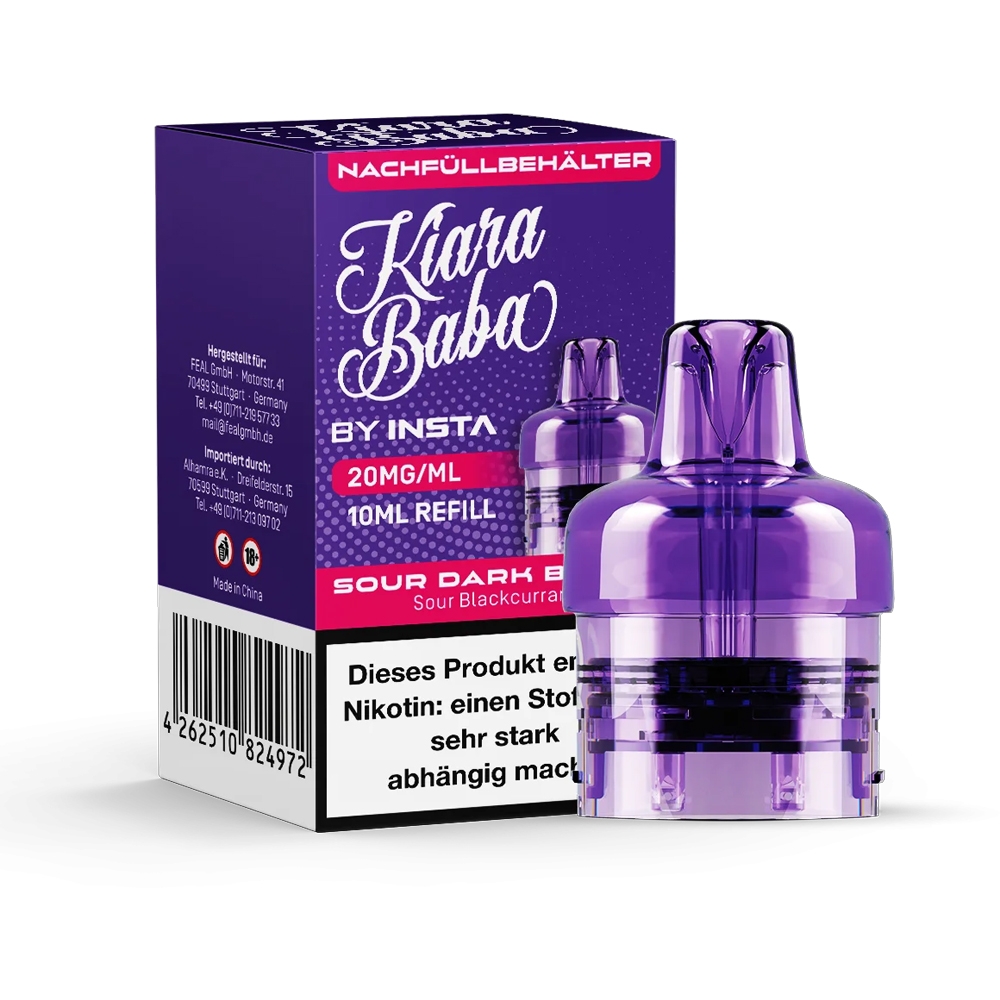 Kiara Baba POD 20mg - Sour Dark Berry