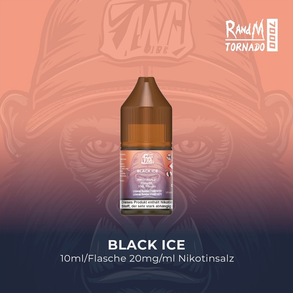 RandM Tornado Liquid 20mg - Black Ice 