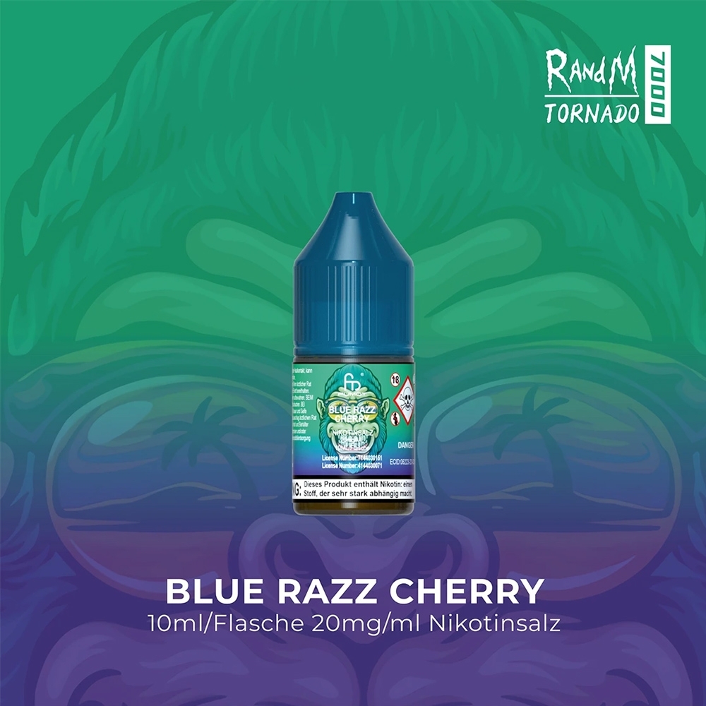 RandM Tornado Liquid 20mg - Blue Razz Cherry 