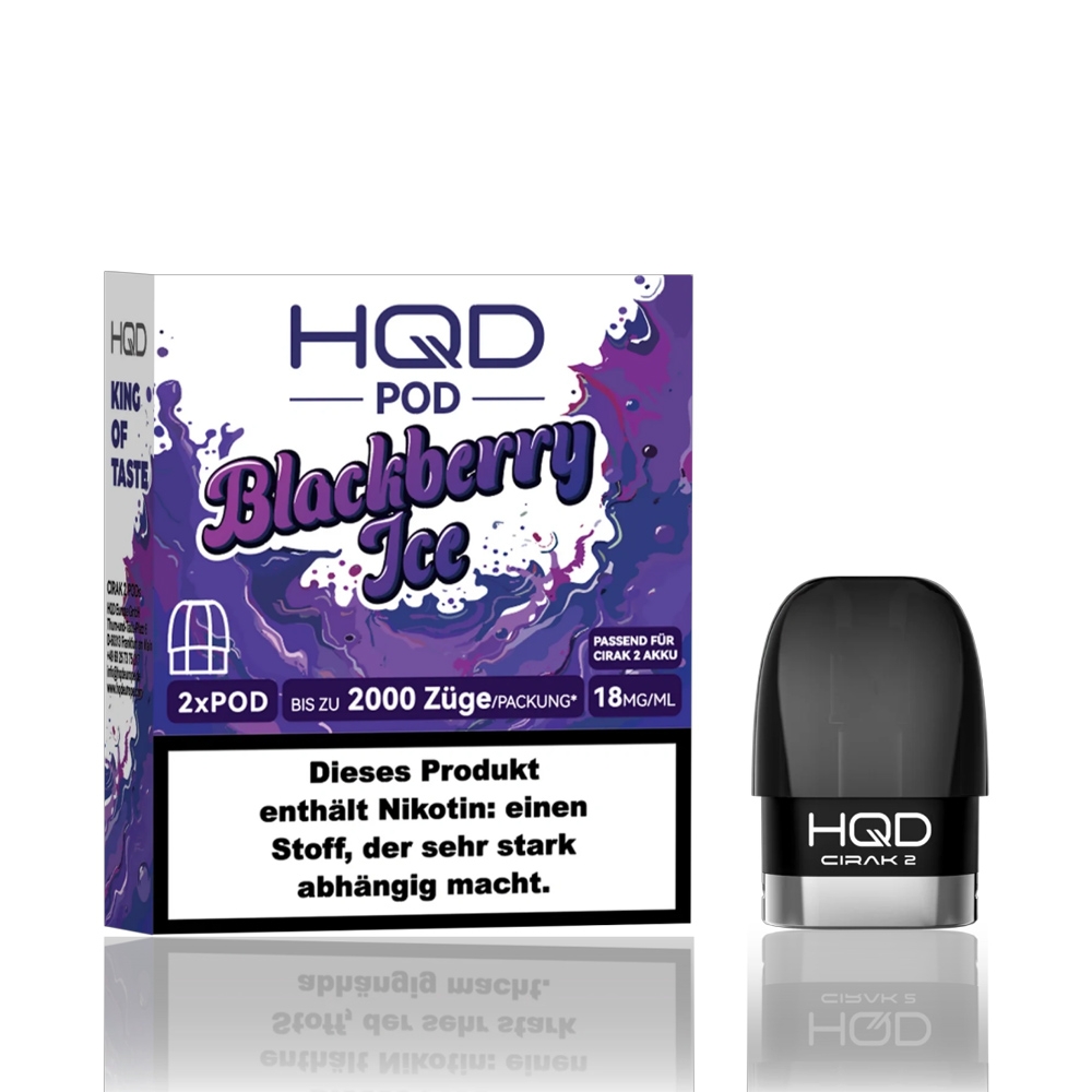 HQD Cirak 2 - Blackberry Ice - Pod (2er Pack)