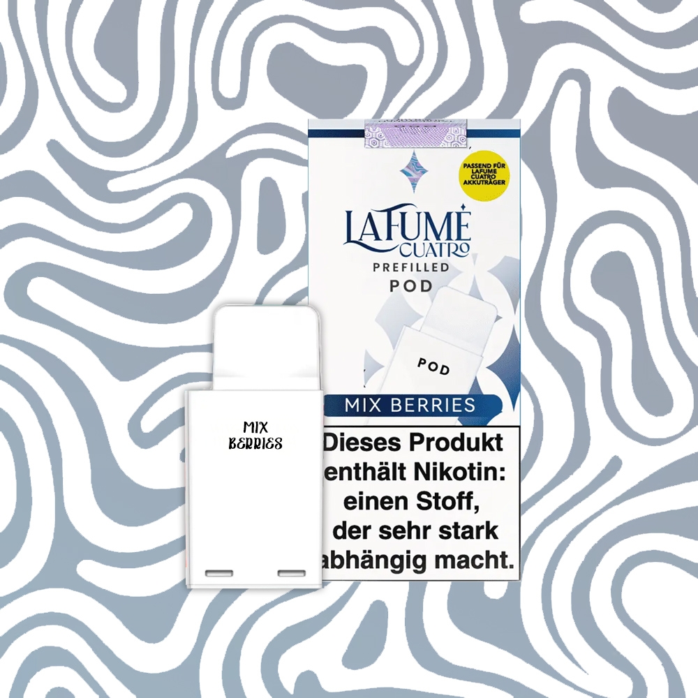 La Fume Cuatro POD (1 stk) - Mix Berries 20mg