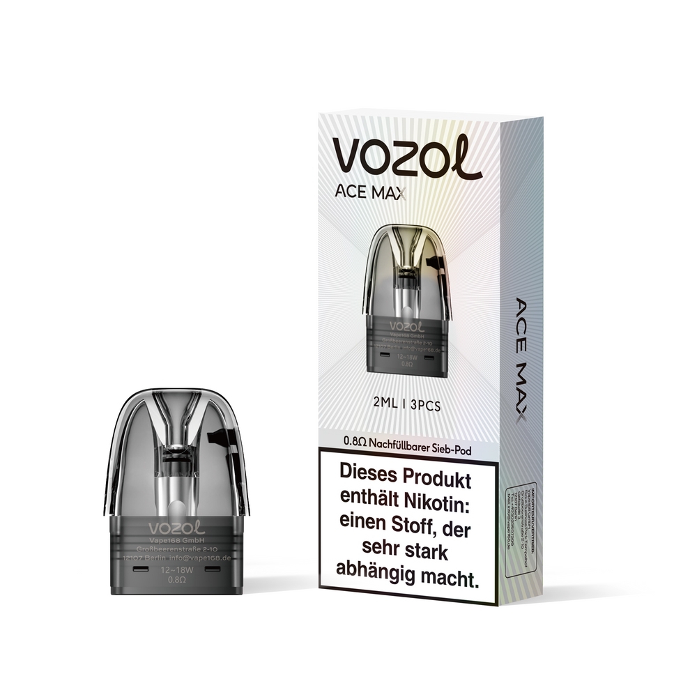 Vozol Ace Max POD (3 Stk) - 0,8 Ohm