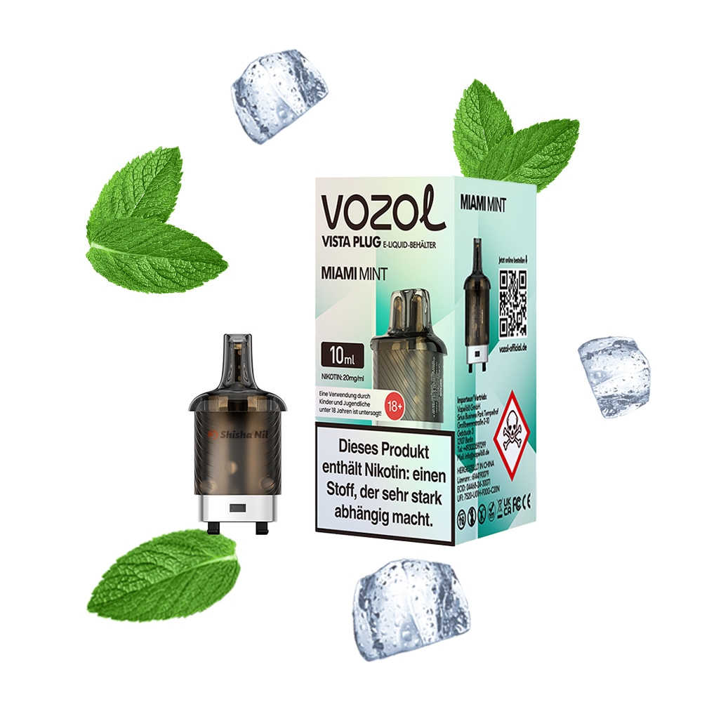 Vozol Vista Plug Pod 10ml - Miami Mint