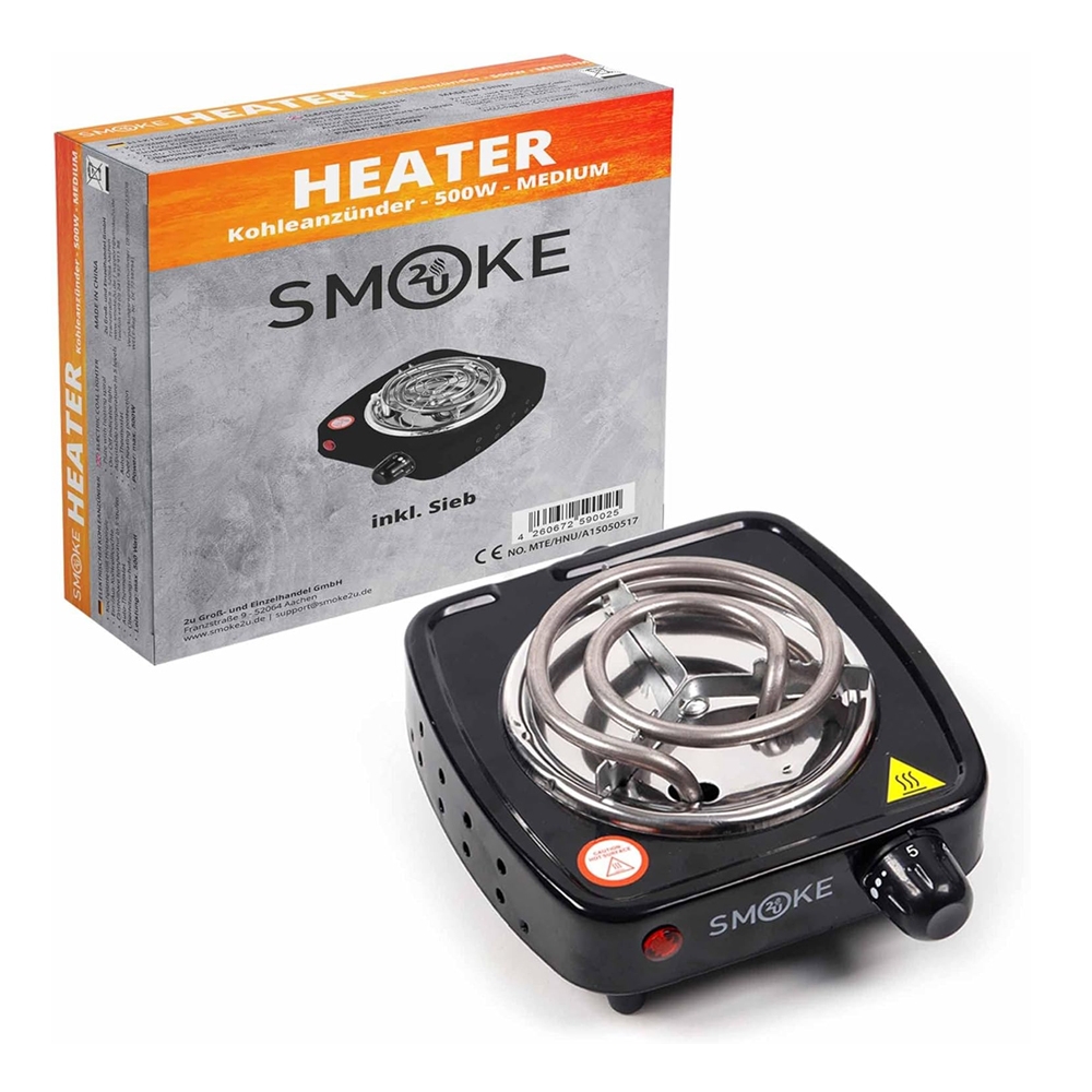 Smoke2u Kohleanzünder - Hot Plate Medium 500W