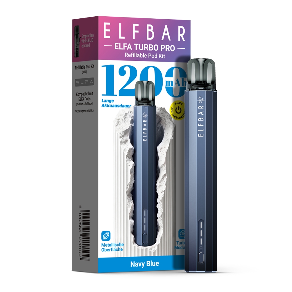 Elfbar ELFA Turbo Pro Kit - Navy Blue