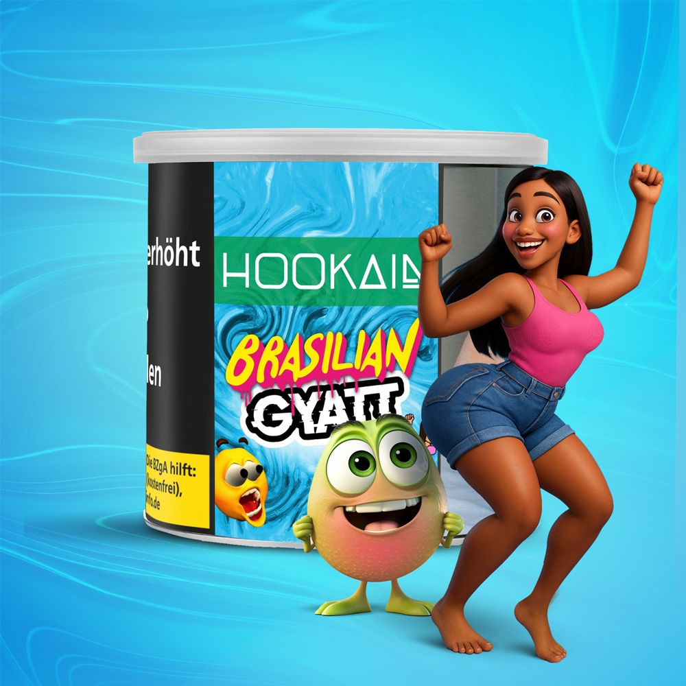Hookain Tobacco 200g - Brazilian Gyatt